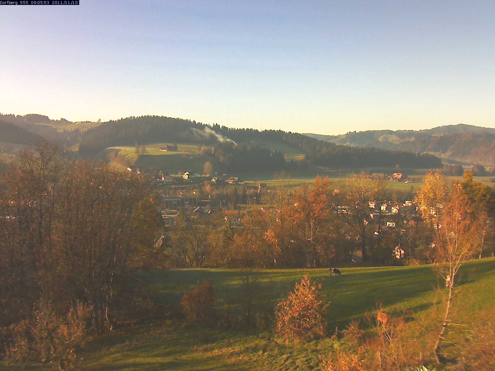 Webcam-Bild: Aussicht vom Dorfberg in Langnau 20111110-090600