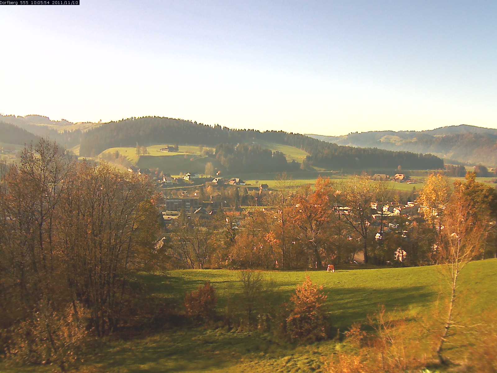 Webcam-Bild: Aussicht vom Dorfberg in Langnau 20111110-100600