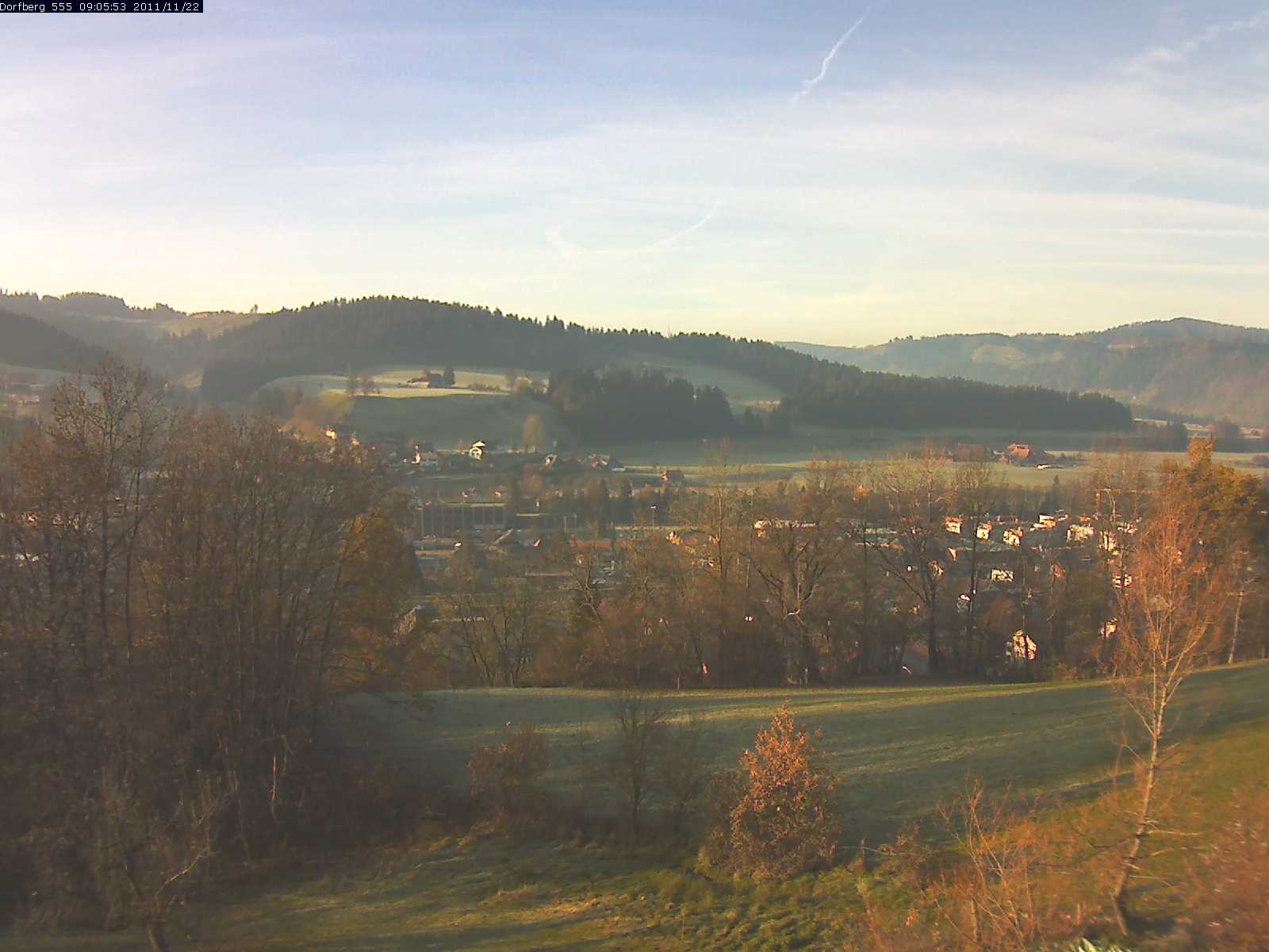 Webcam-Bild: Aussicht vom Dorfberg in Langnau 20111122-090600