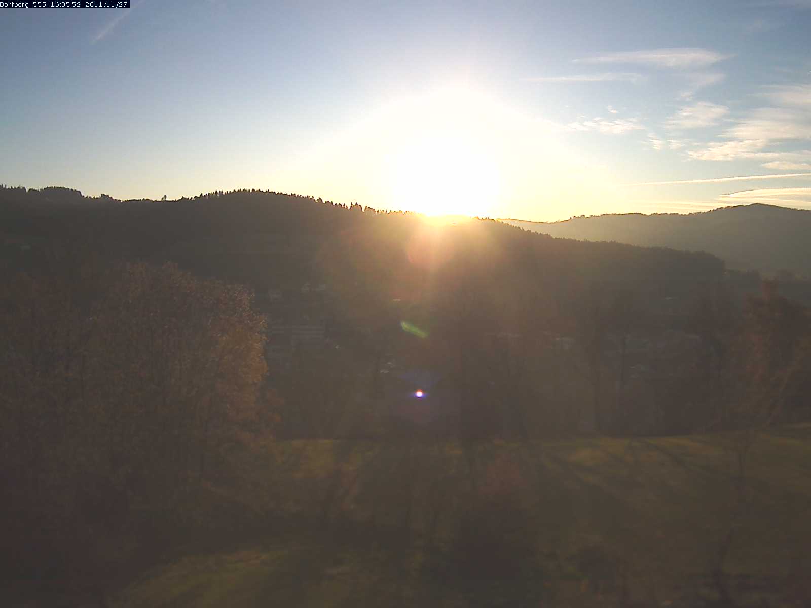 Webcam-Bild: Aussicht vom Dorfberg in Langnau 20111127-160600