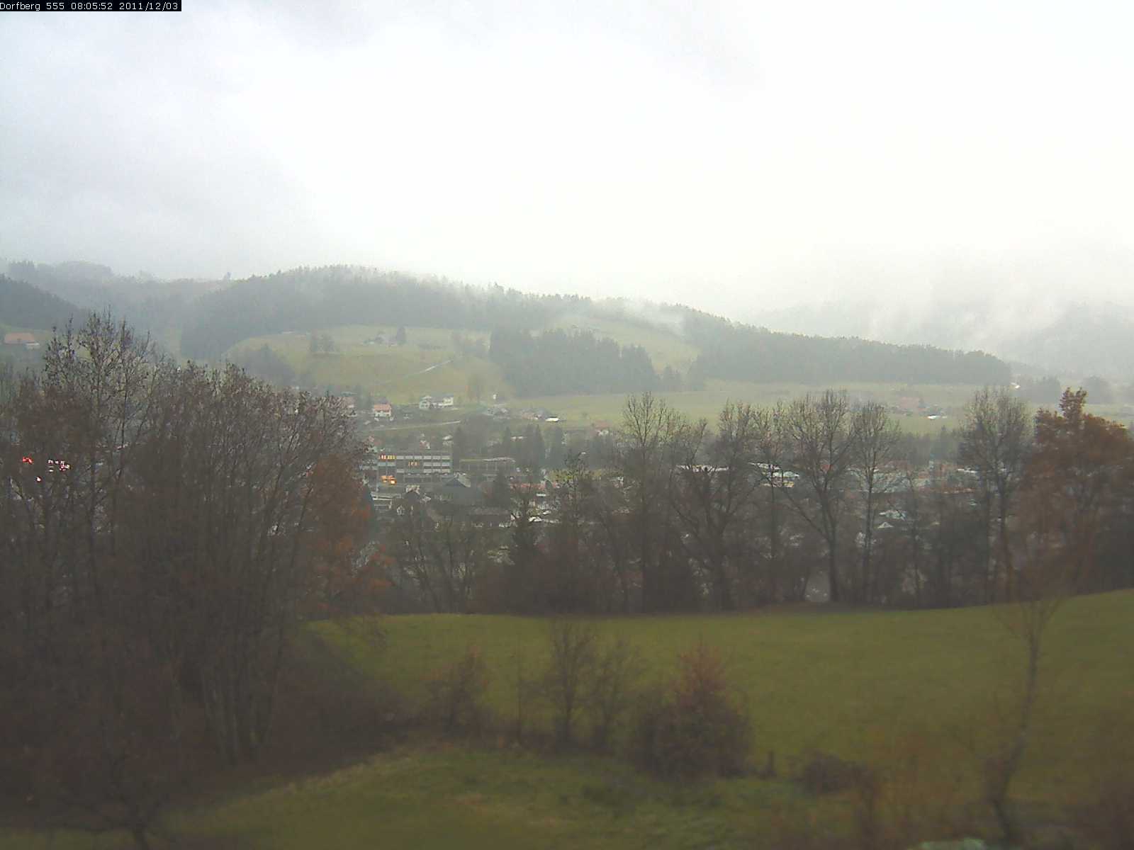 Webcam-Bild: Aussicht vom Dorfberg in Langnau 20111203-080600