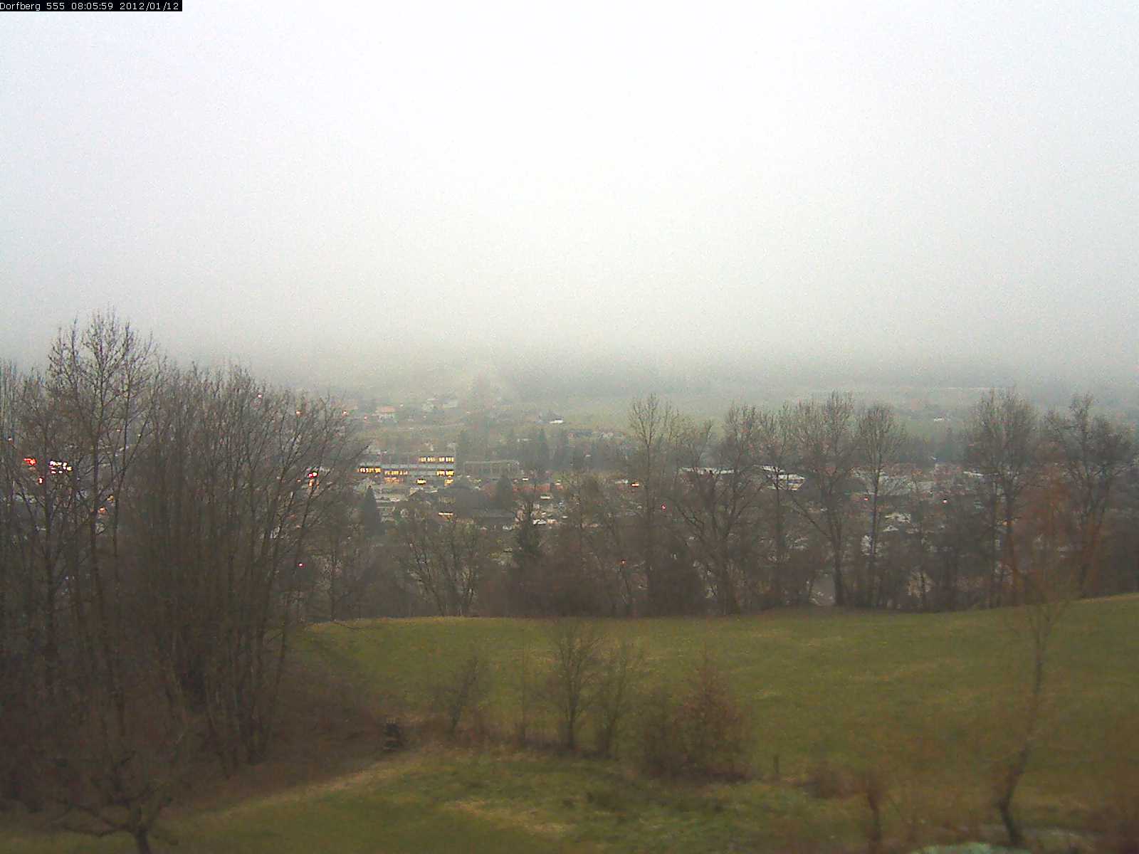 Webcam-Bild: Aussicht vom Dorfberg in Langnau 20120112-080600