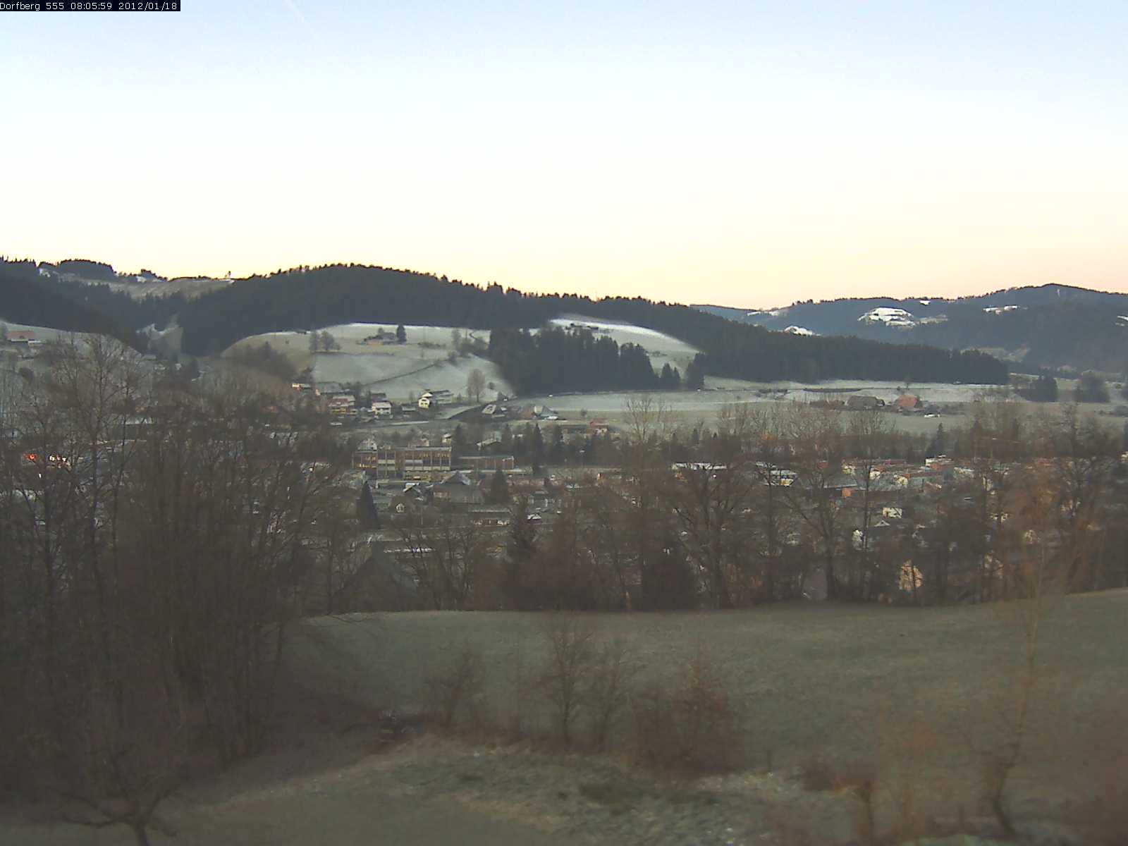 Webcam-Bild: Aussicht vom Dorfberg in Langnau 20120118-080600