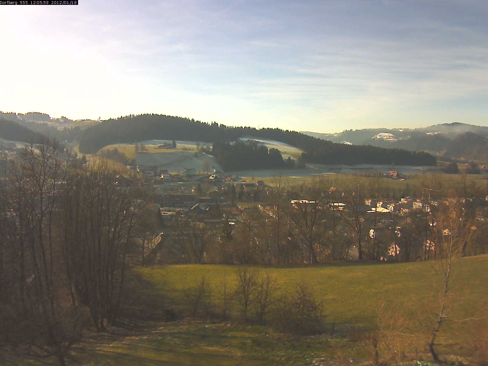 Webcam-Bild: Aussicht vom Dorfberg in Langnau 20120118-120600