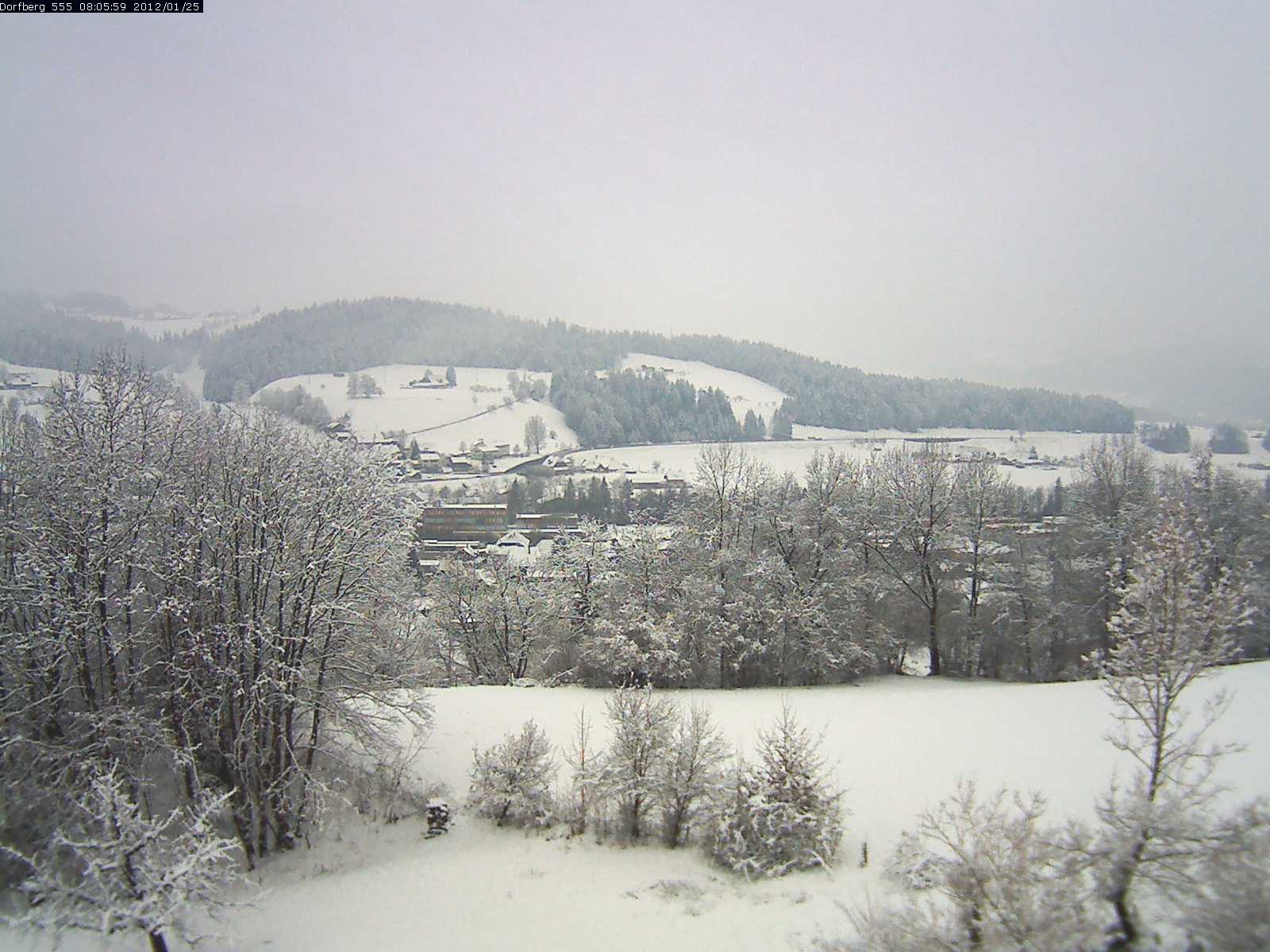 Webcam-Bild: Aussicht vom Dorfberg in Langnau 20120125-080600