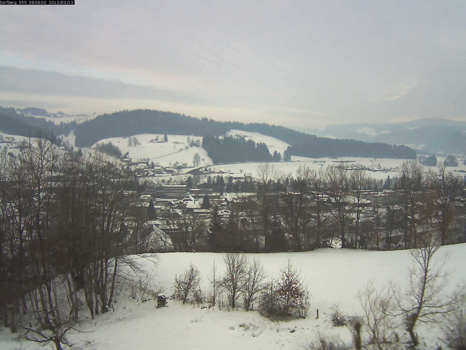 Webcam-Bild: Aussicht vom Dorfberg in Langnau 20120213-080600