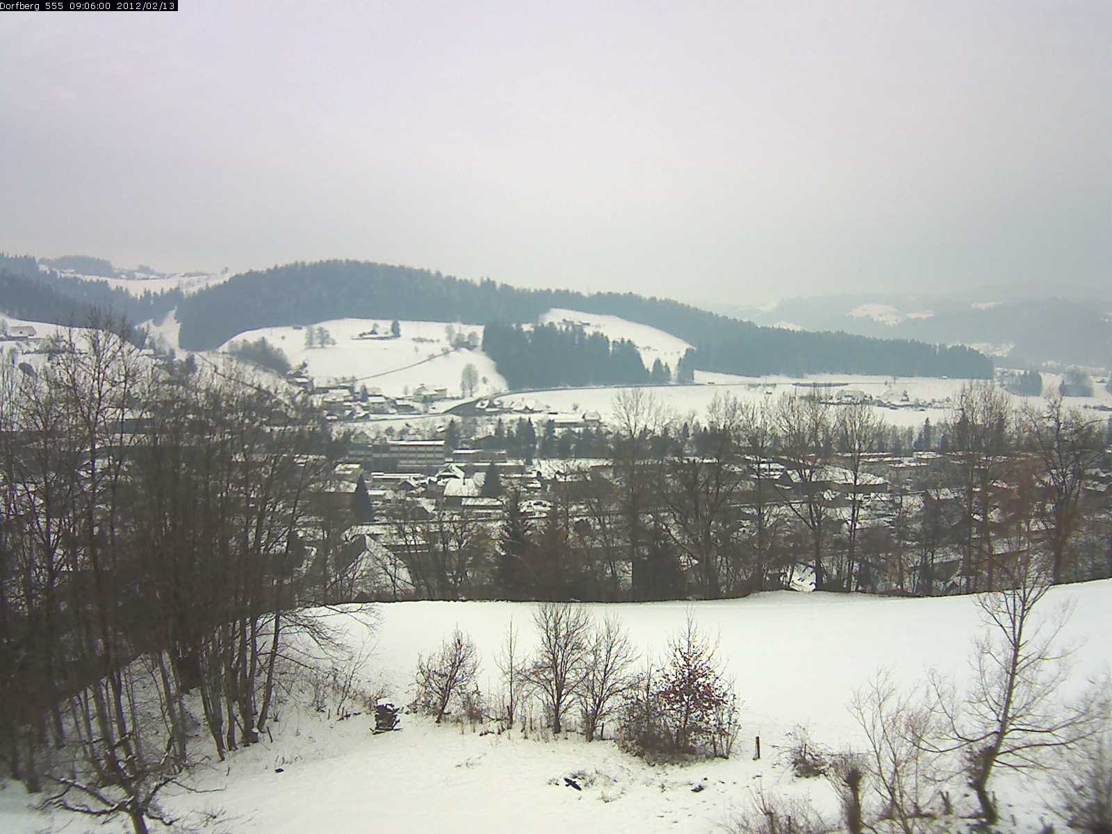 Webcam-Bild: Aussicht vom Dorfberg in Langnau 20120213-090600