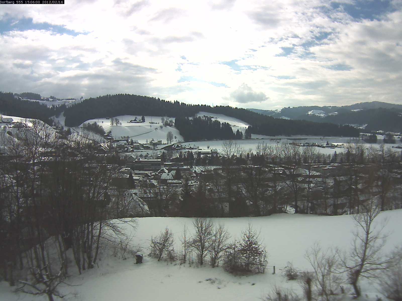 Webcam-Bild: Aussicht vom Dorfberg in Langnau 20120216-150600