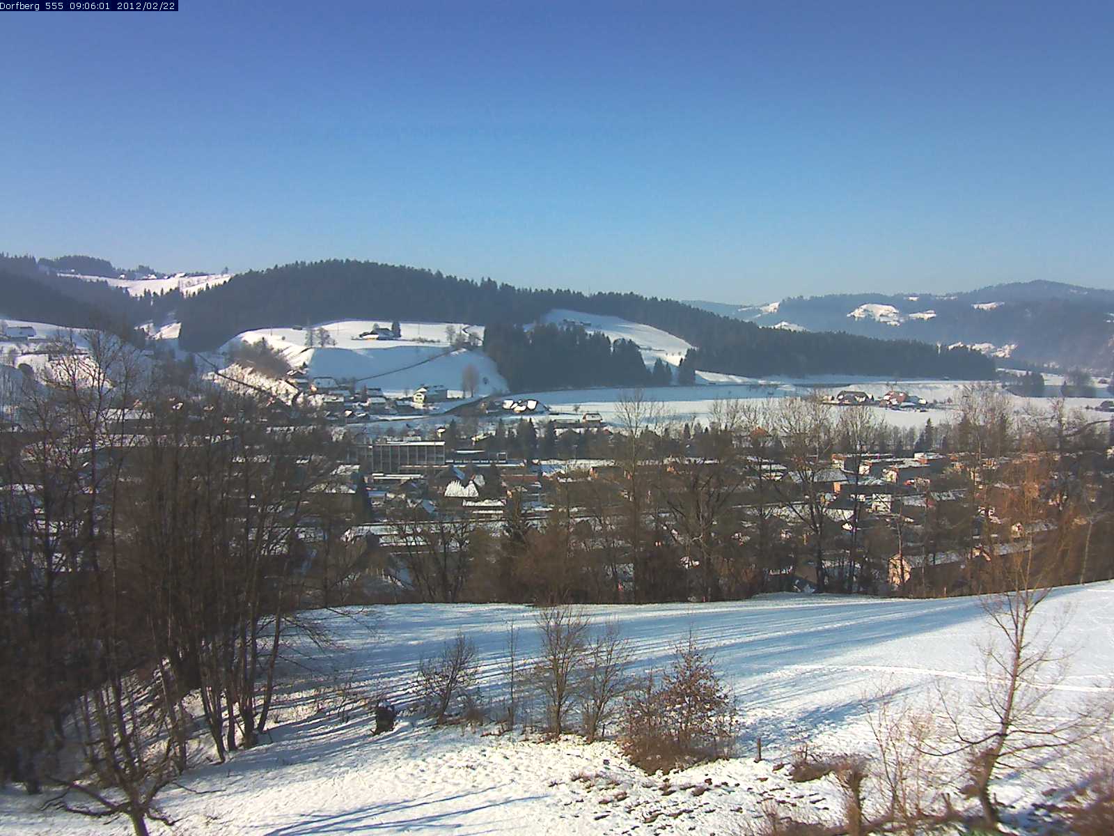 Webcam-Bild: Aussicht vom Dorfberg in Langnau 20120222-090600