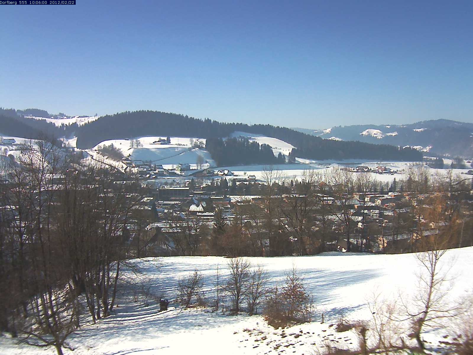 Webcam-Bild: Aussicht vom Dorfberg in Langnau 20120222-100600