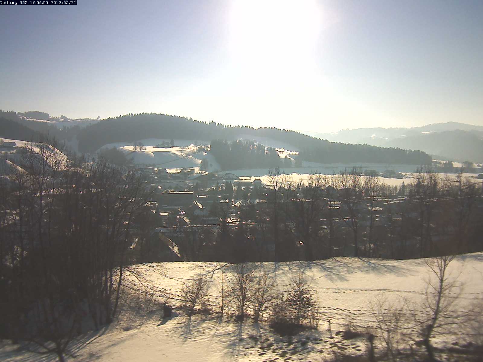 Webcam-Bild: Aussicht vom Dorfberg in Langnau 20120222-160600