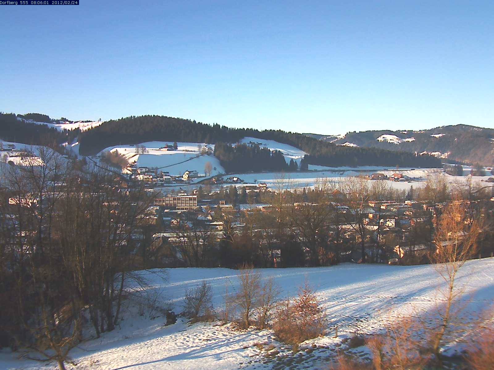 Webcam-Bild: Aussicht vom Dorfberg in Langnau 20120224-080600