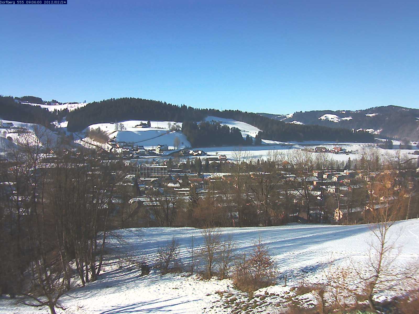 Webcam-Bild: Aussicht vom Dorfberg in Langnau 20120224-090600