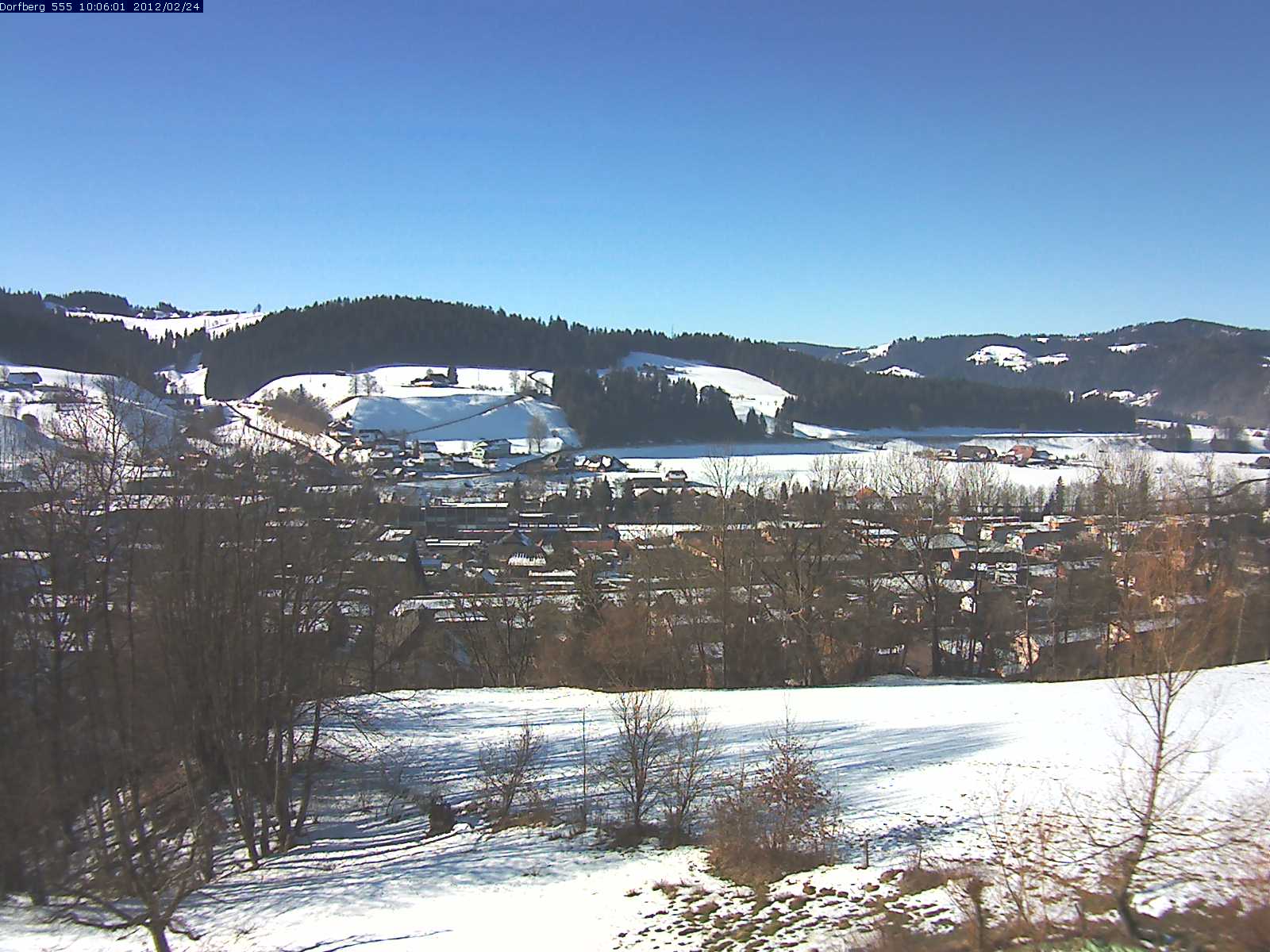 Webcam-Bild: Aussicht vom Dorfberg in Langnau 20120224-100600