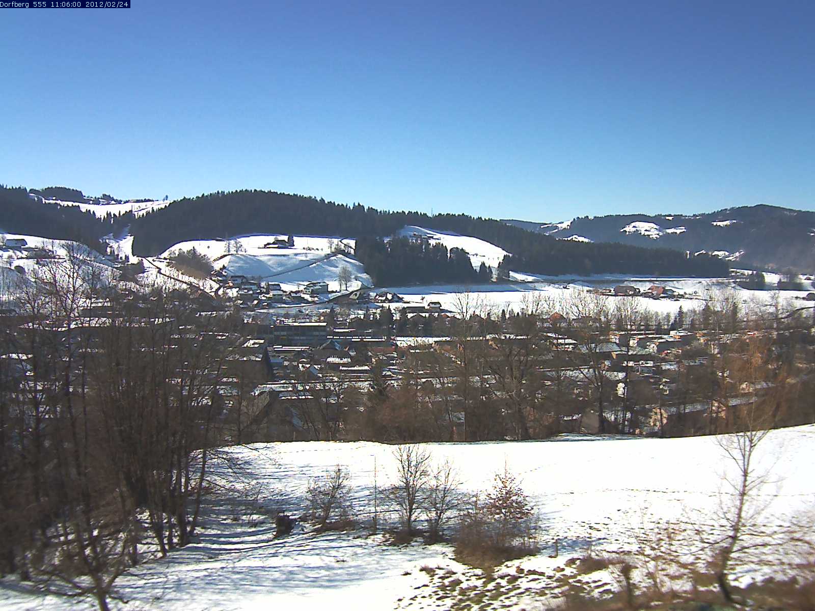 Webcam-Bild: Aussicht vom Dorfberg in Langnau 20120224-110600