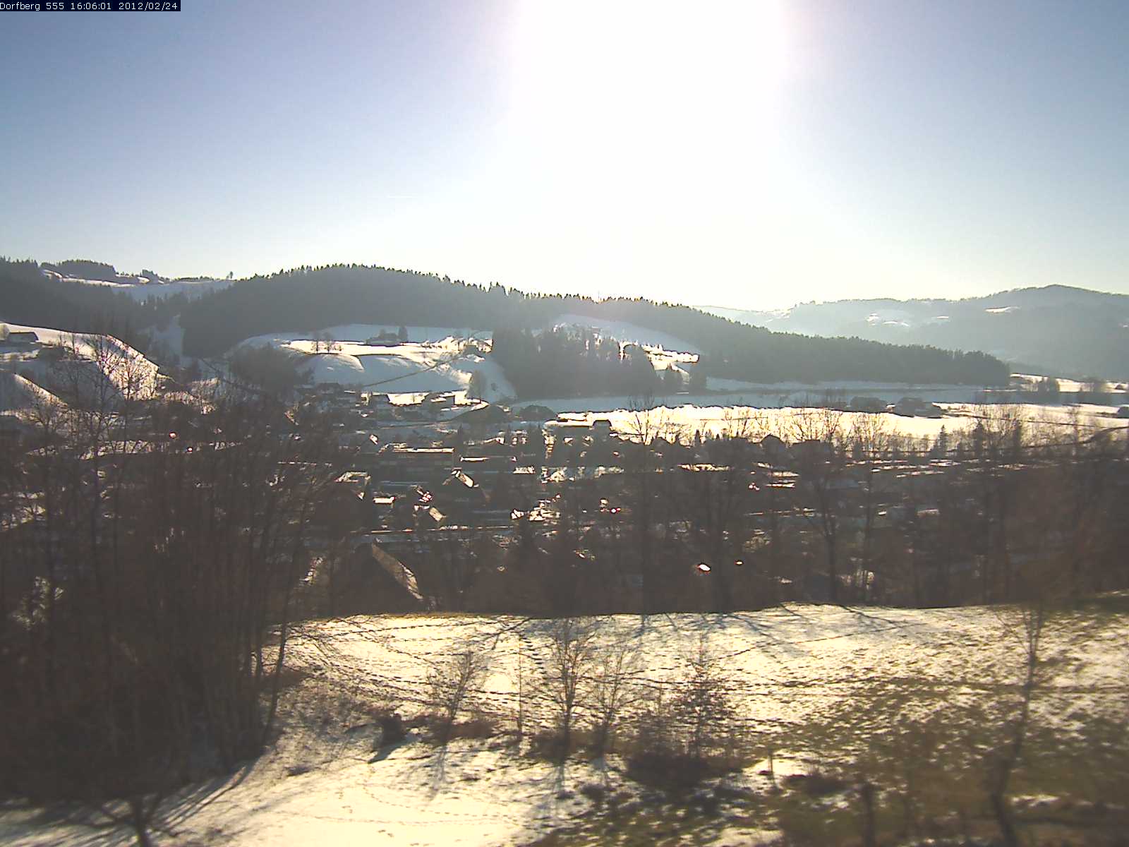 Webcam-Bild: Aussicht vom Dorfberg in Langnau 20120224-160600
