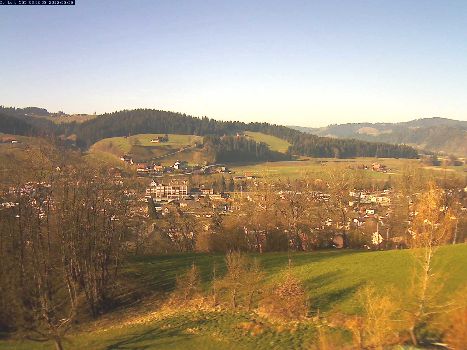 Webcam-Bild: Aussicht vom Dorfberg in Langnau 20120328-090600