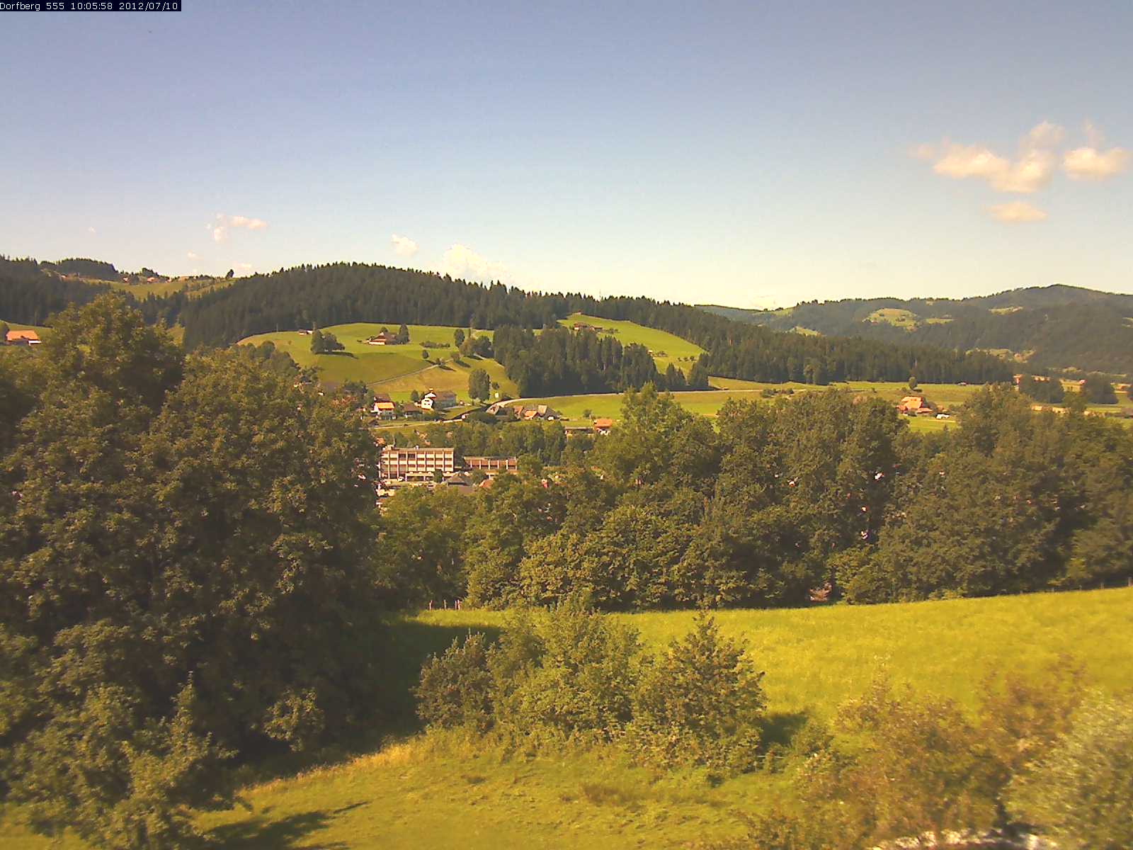 Webcam-Bild: Aussicht vom Dorfberg in Langnau 20120710-100600