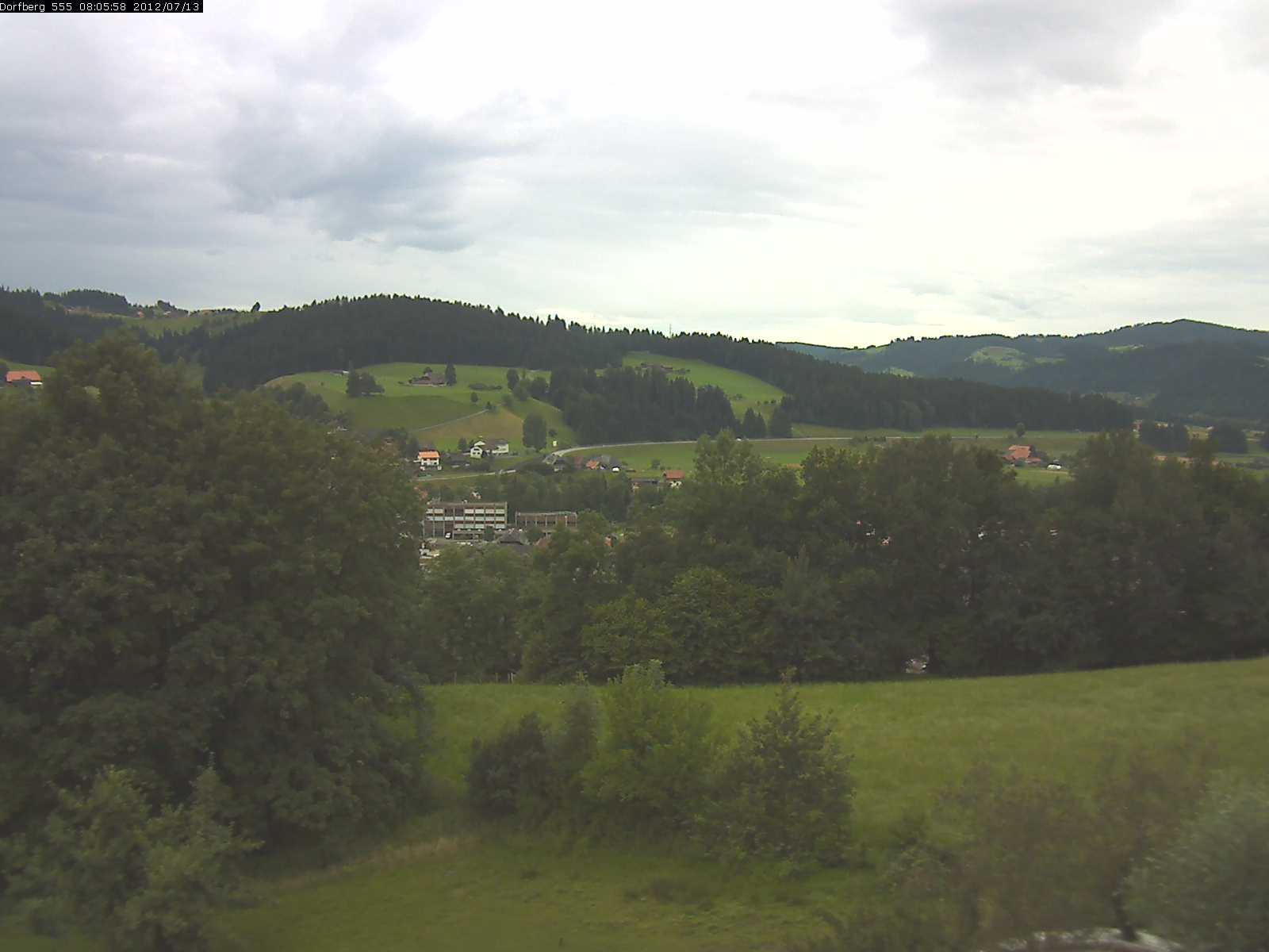 Webcam-Bild: Aussicht vom Dorfberg in Langnau 20120713-080600