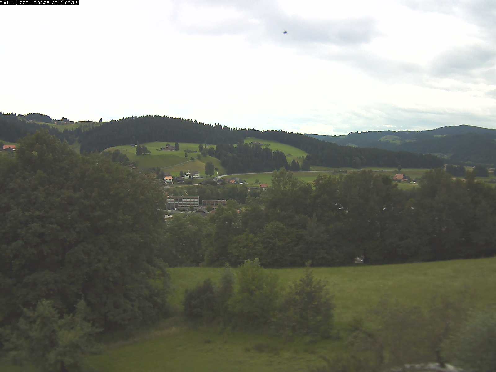 Webcam-Bild: Aussicht vom Dorfberg in Langnau 20120713-150600