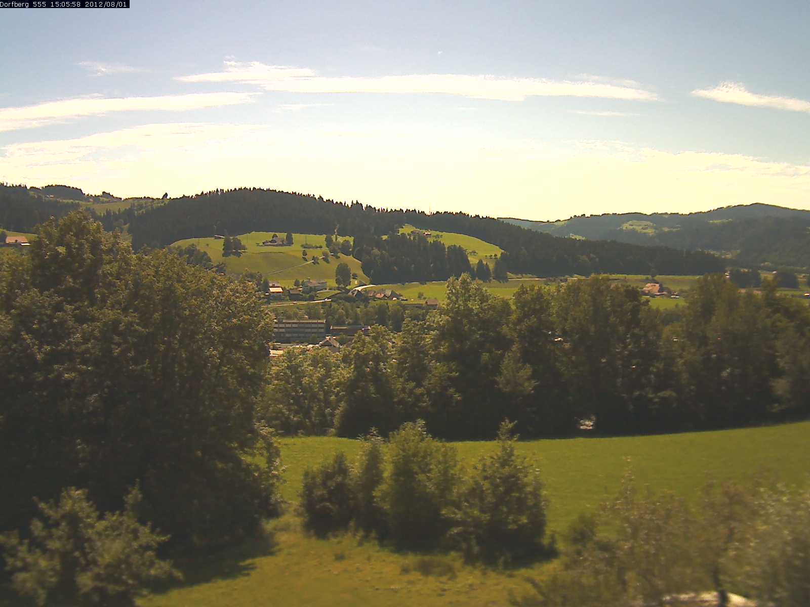 Webcam-Bild: Aussicht vom Dorfberg in Langnau 20120801-150600