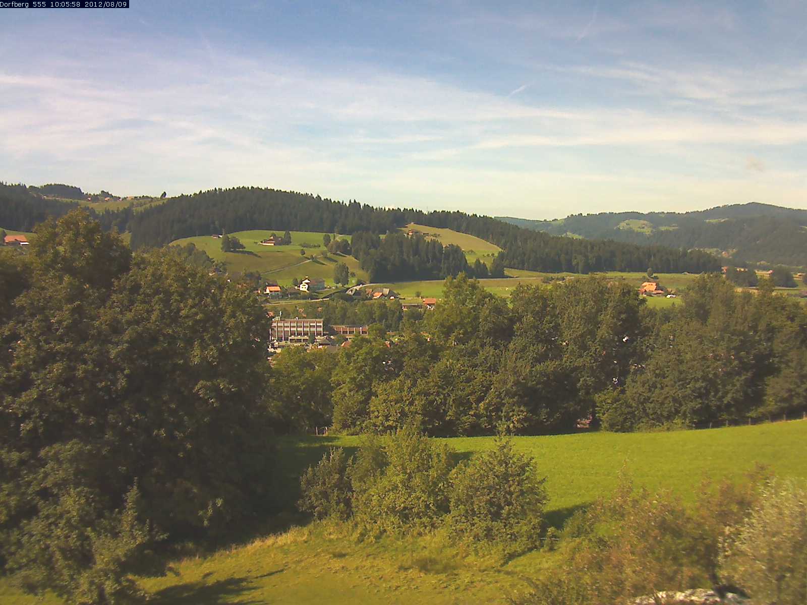 Webcam-Bild: Aussicht vom Dorfberg in Langnau 20120809-100600