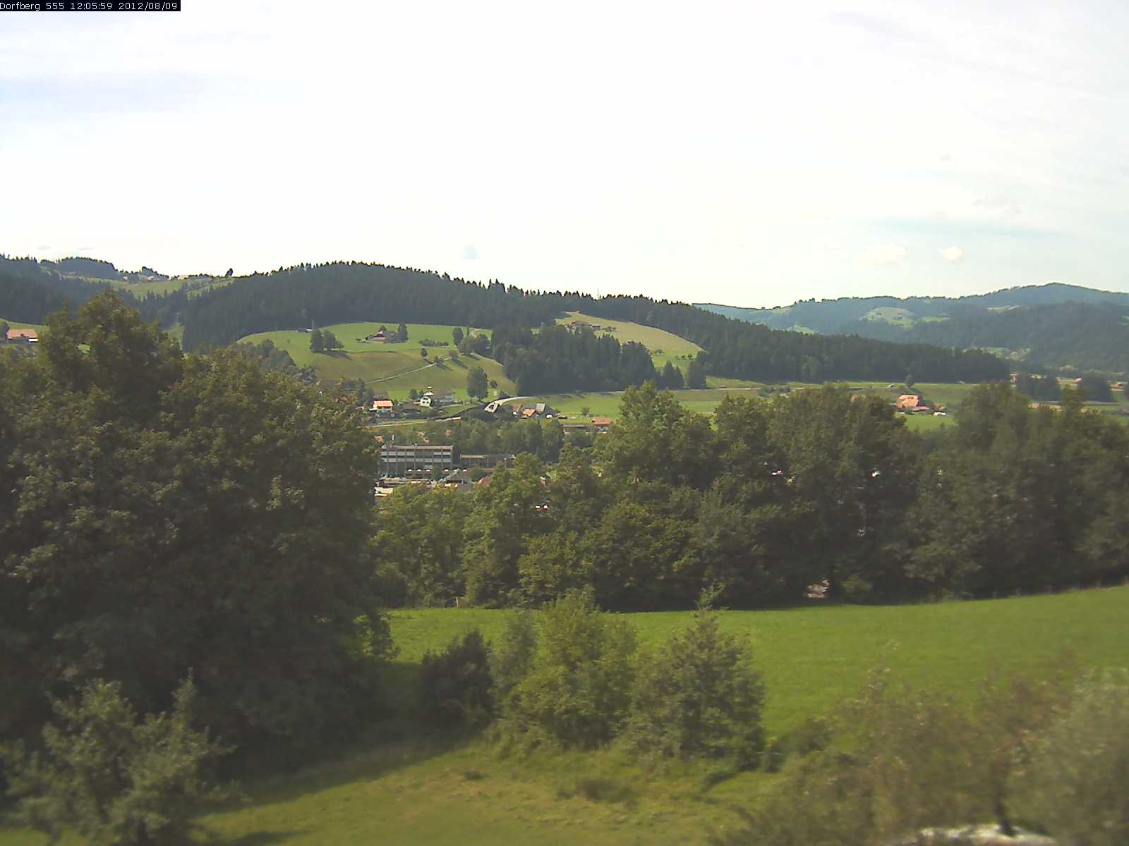 Webcam-Bild: Aussicht vom Dorfberg in Langnau 20120809-120600