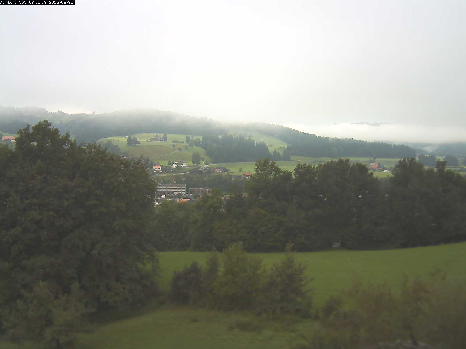 Webcam-Bild: Aussicht vom Dorfberg in Langnau 20120830-080600