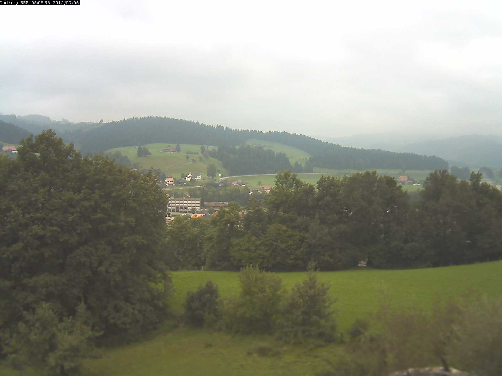 Webcam-Bild: Aussicht vom Dorfberg in Langnau 20120906-080600