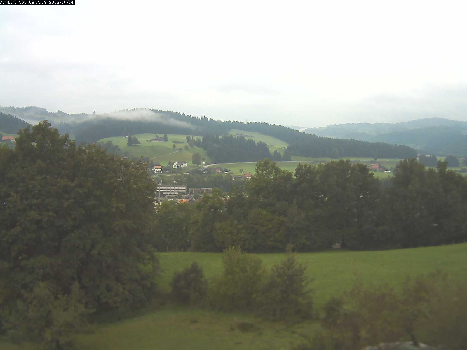 Webcam-Bild: Aussicht vom Dorfberg in Langnau 20120924-080600
