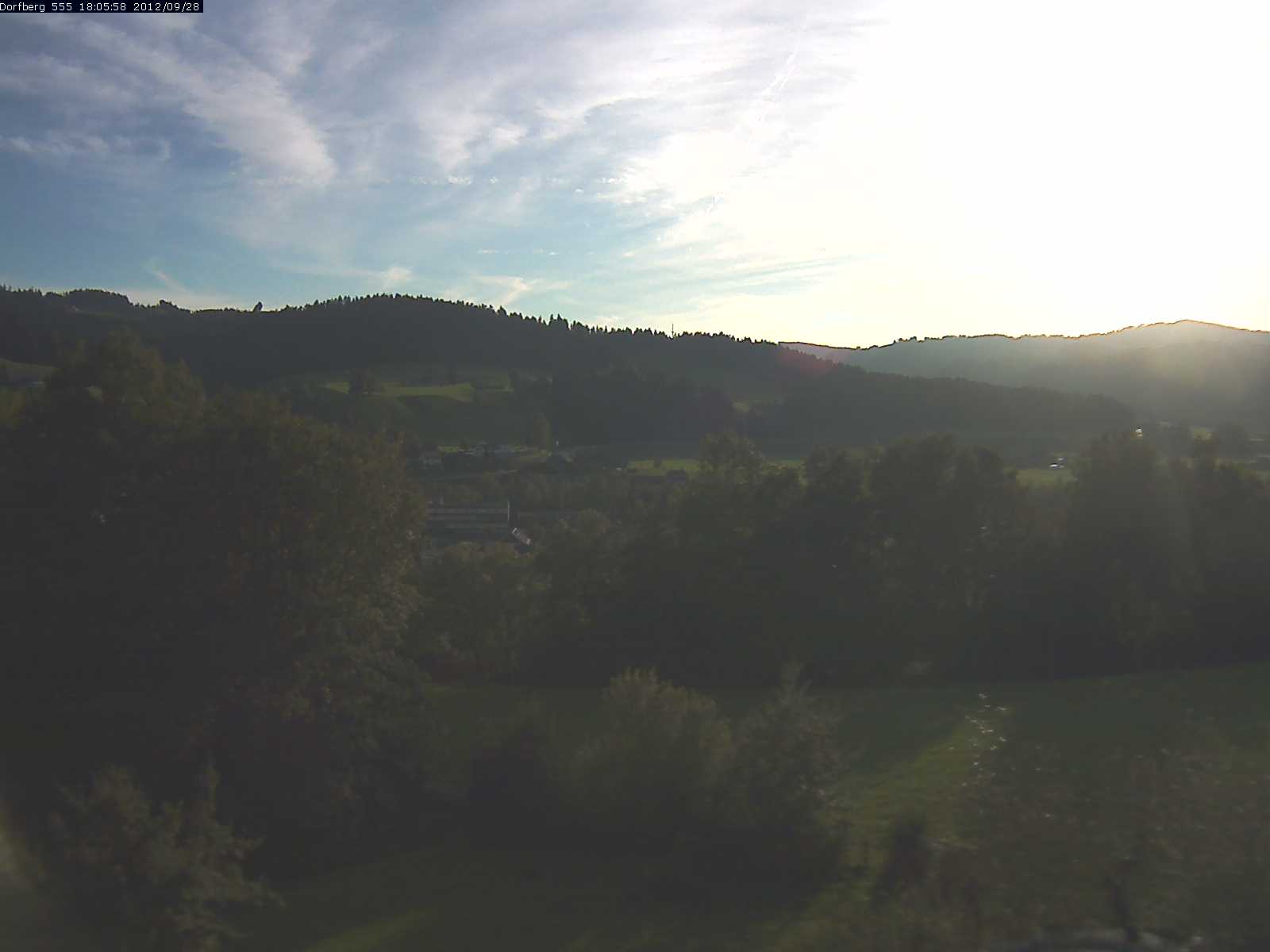 Webcam-Bild: Aussicht vom Dorfberg in Langnau 20120928-180600