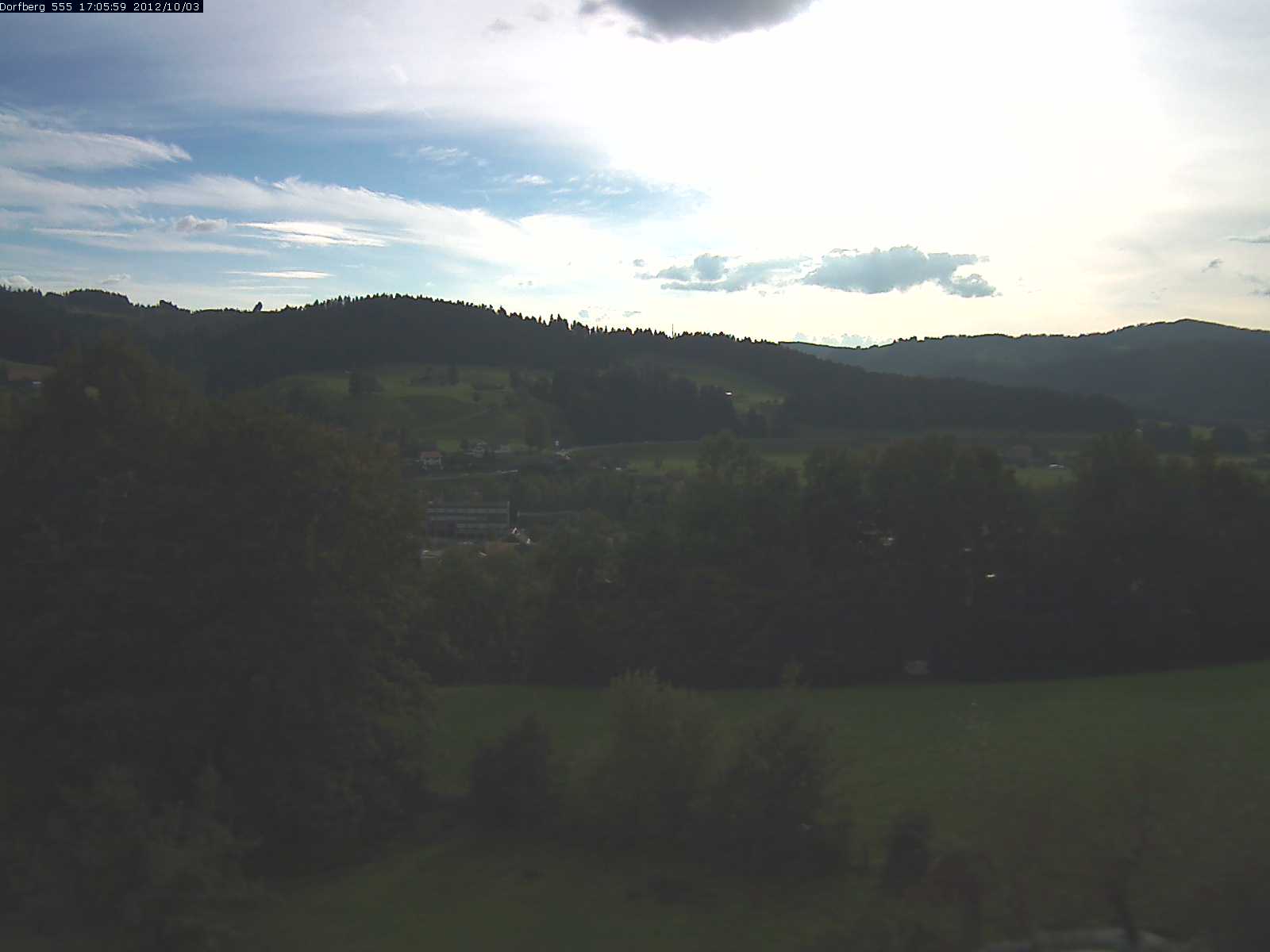 Webcam-Bild: Aussicht vom Dorfberg in Langnau 20121003-170600