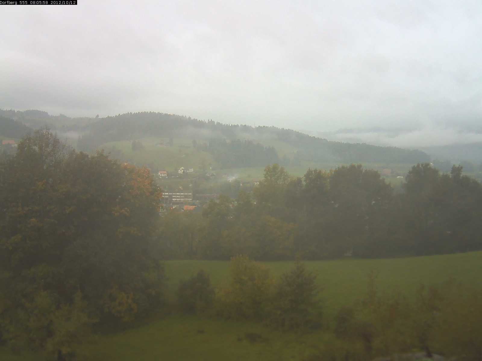 Webcam-Bild: Aussicht vom Dorfberg in Langnau 20121012-080600
