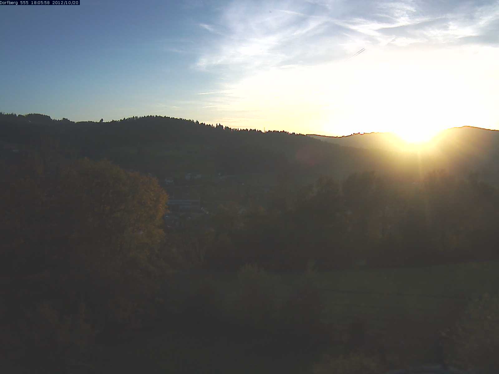 Webcam-Bild: Aussicht vom Dorfberg in Langnau 20121020-180600