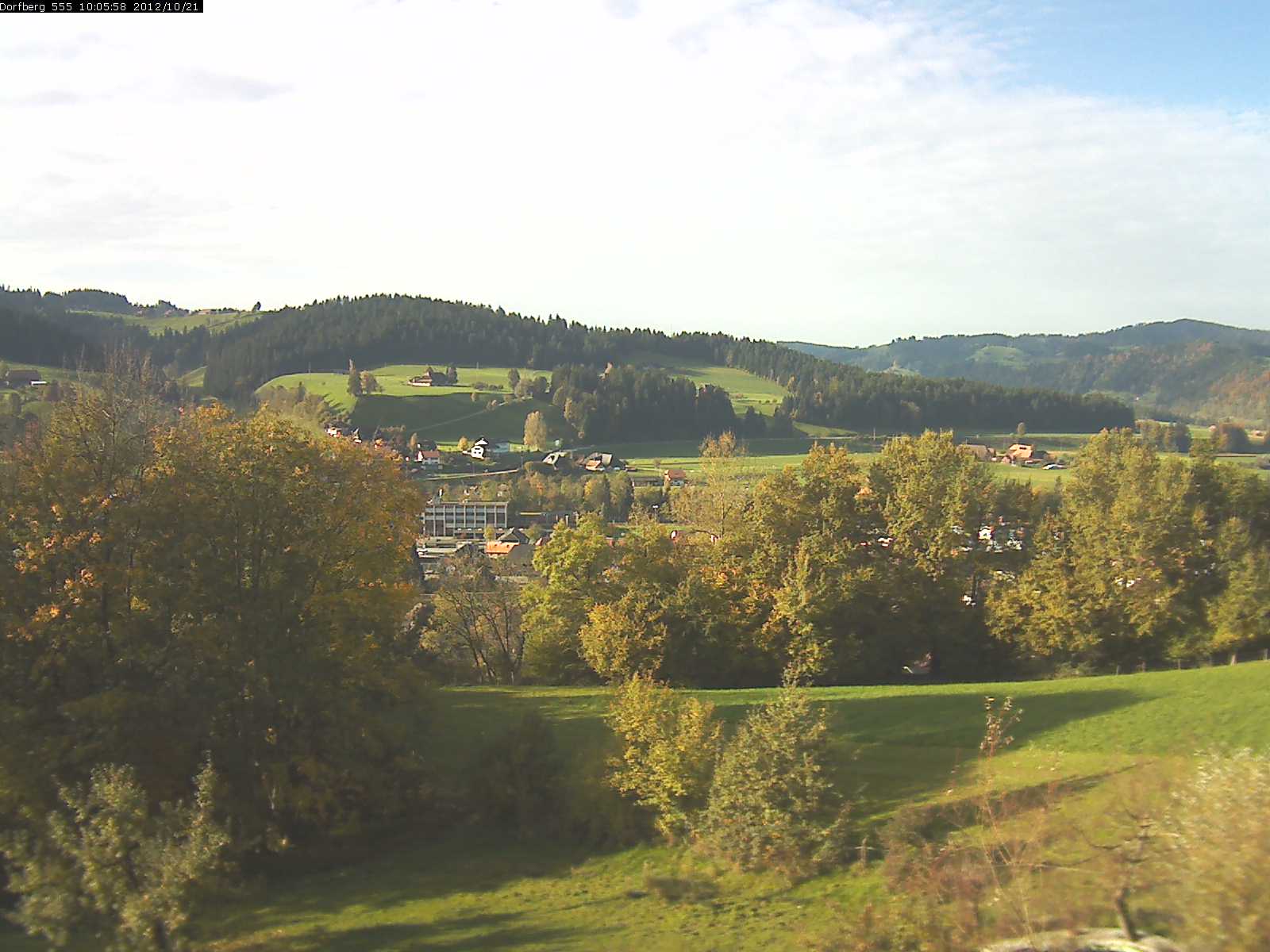 Webcam-Bild: Aussicht vom Dorfberg in Langnau 20121021-100600