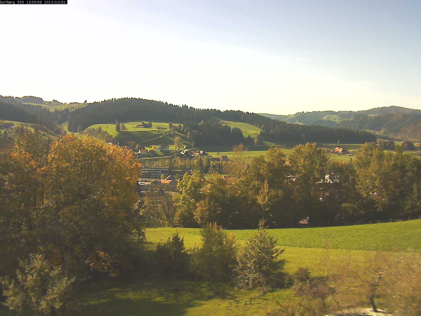 Webcam-Bild: Aussicht vom Dorfberg in Langnau 20121021-120600
