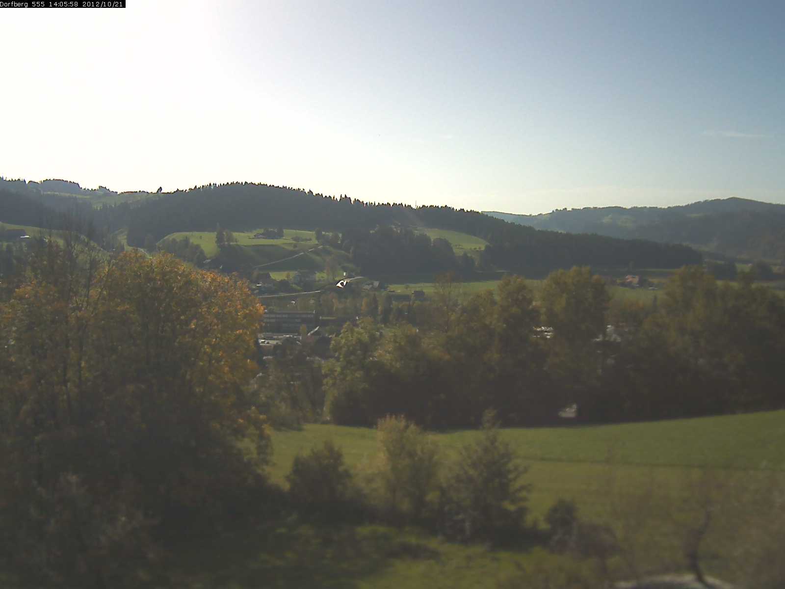 Webcam-Bild: Aussicht vom Dorfberg in Langnau 20121021-140600