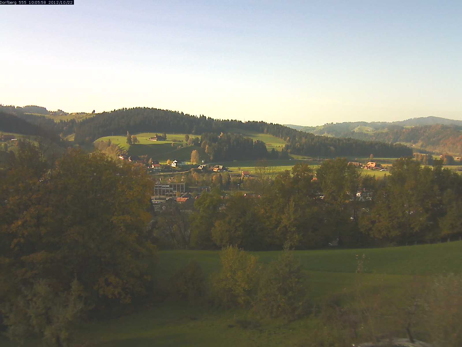 Webcam-Bild: Aussicht vom Dorfberg in Langnau 20121022-100600