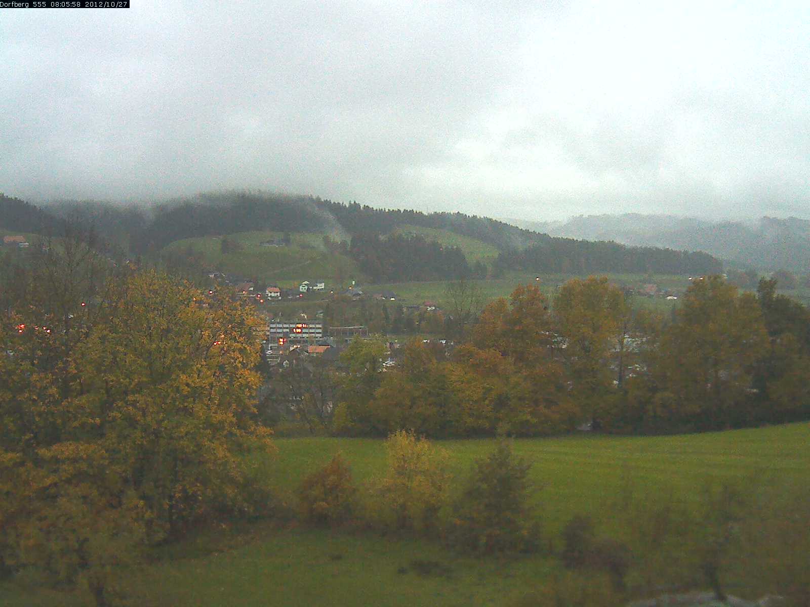 Webcam-Bild: Aussicht vom Dorfberg in Langnau 20121027-080600