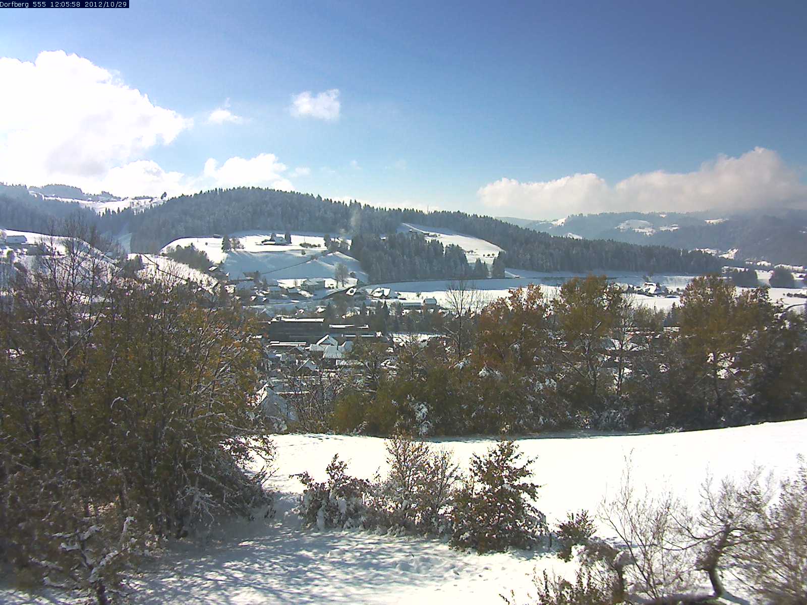 Webcam-Bild: Aussicht vom Dorfberg in Langnau 20121029-120600
