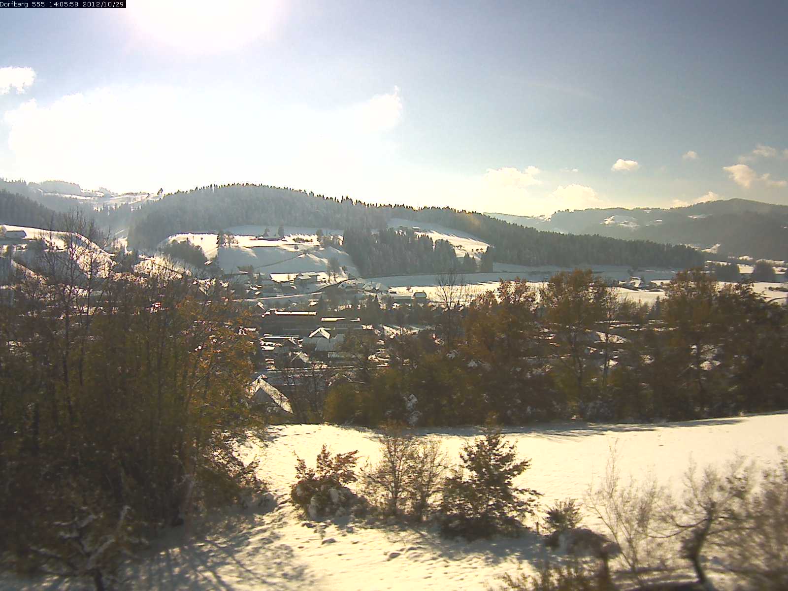 Webcam-Bild: Aussicht vom Dorfberg in Langnau 20121029-140600