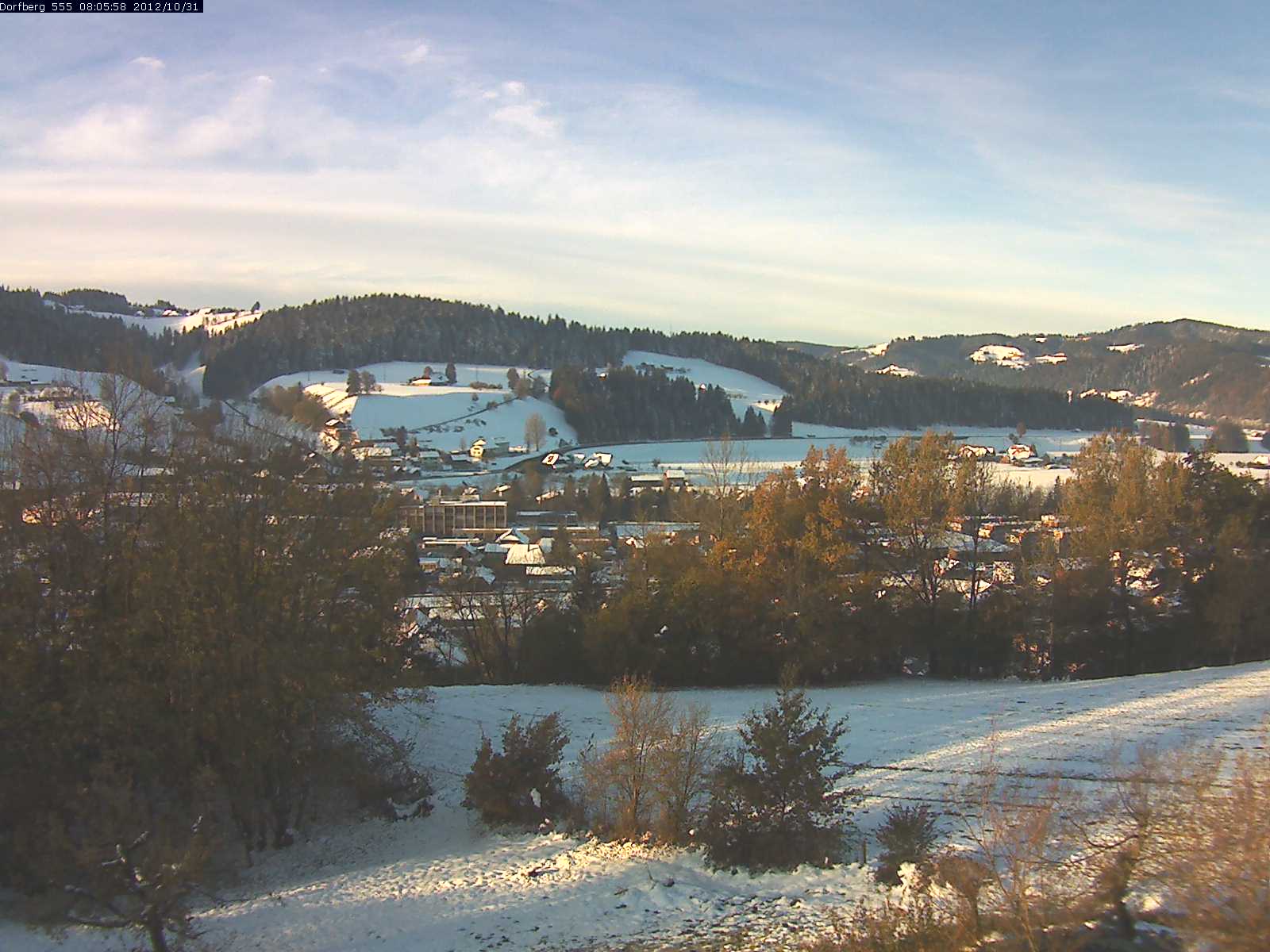 Webcam-Bild: Aussicht vom Dorfberg in Langnau 20121031-080600