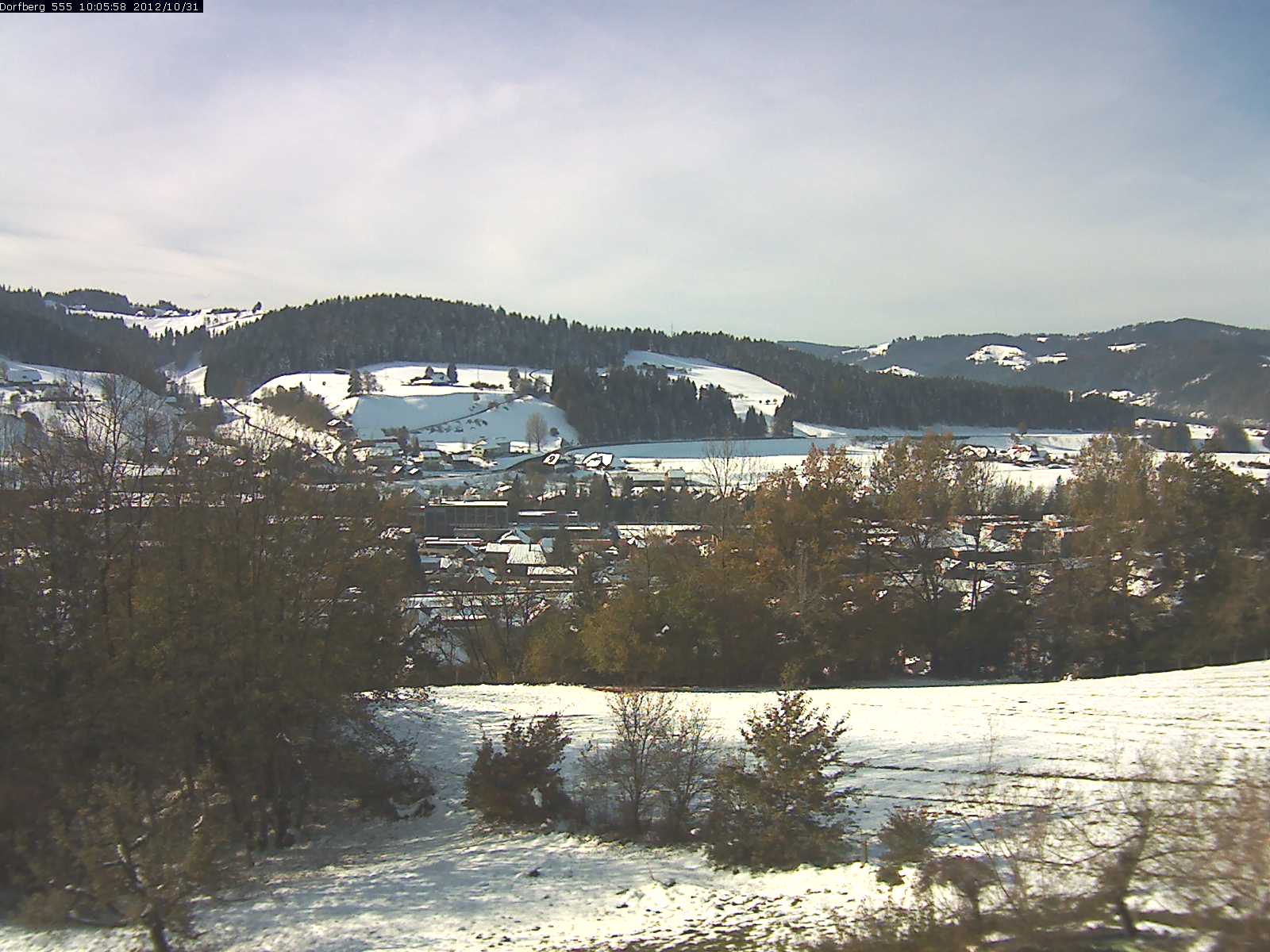 Webcam-Bild: Aussicht vom Dorfberg in Langnau 20121031-100600