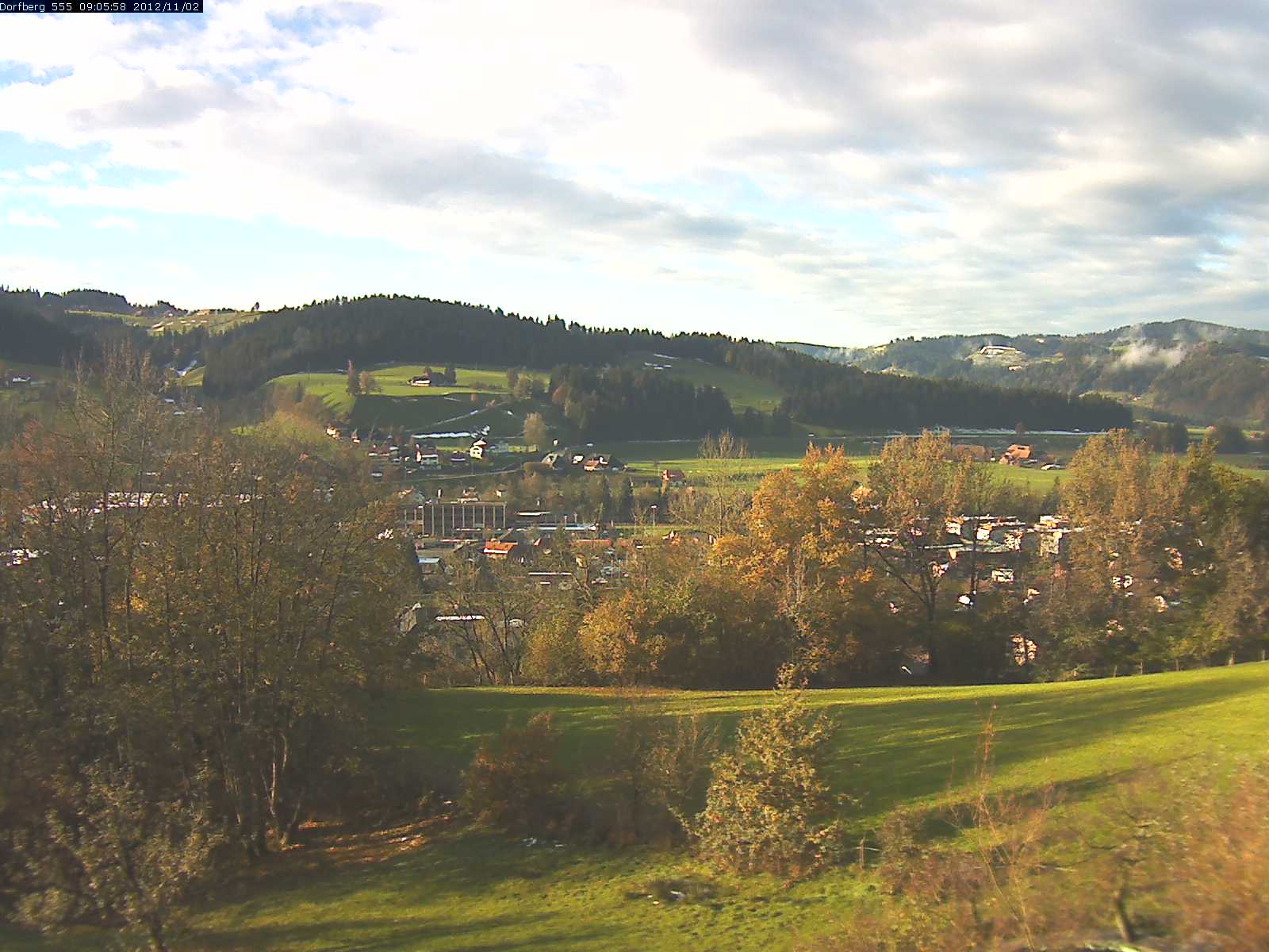 Webcam-Bild: Aussicht vom Dorfberg in Langnau 20121102-090600