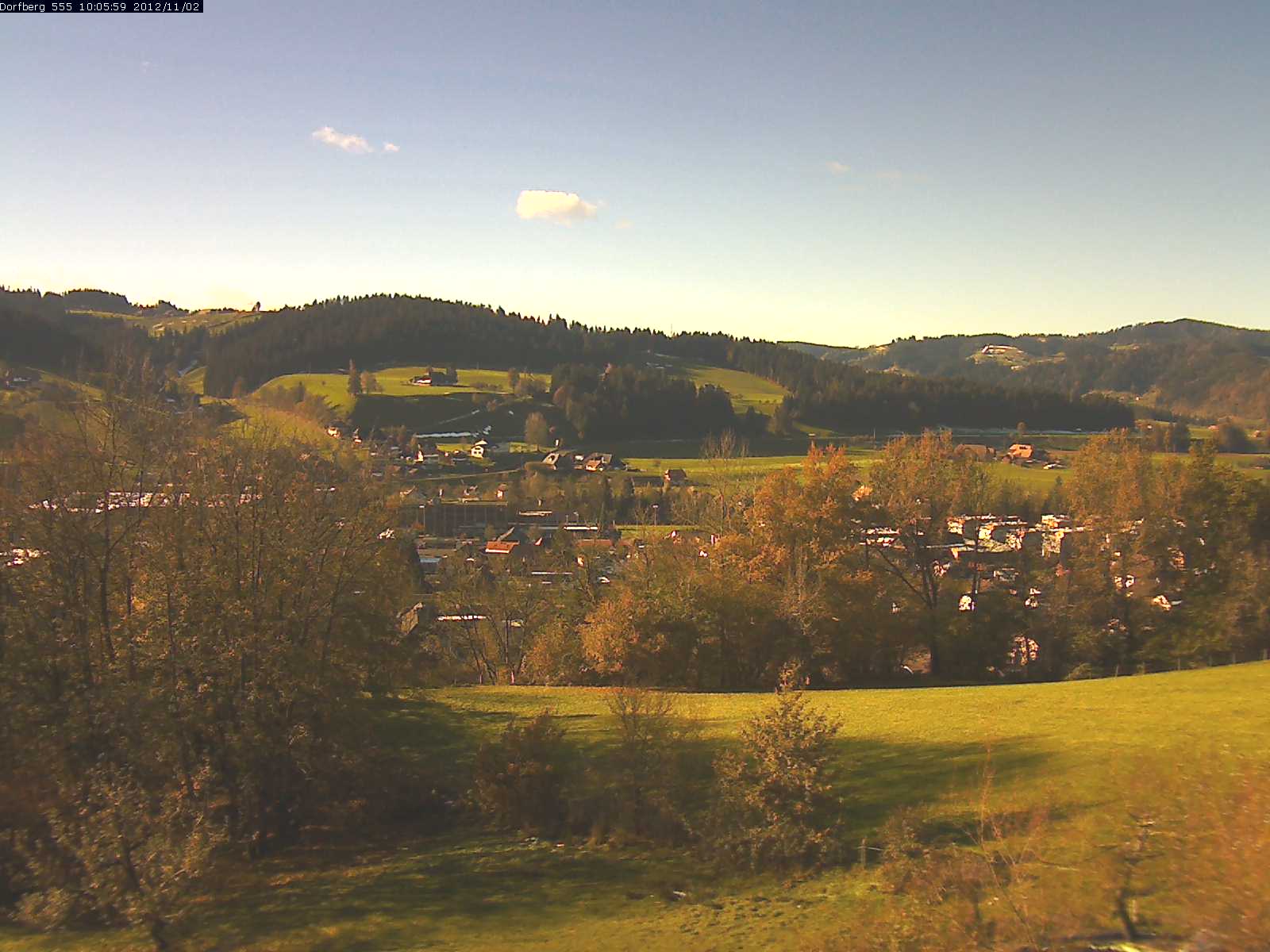 Webcam-Bild: Aussicht vom Dorfberg in Langnau 20121102-100600