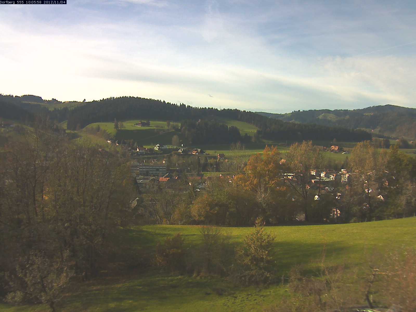 Webcam-Bild: Aussicht vom Dorfberg in Langnau 20121104-100600