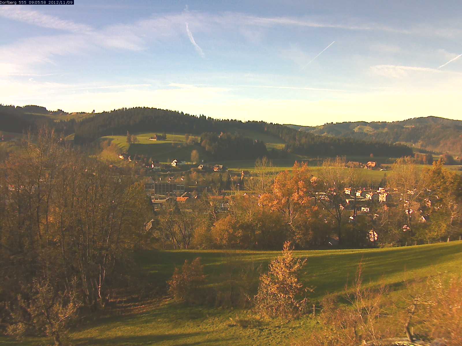 Webcam-Bild: Aussicht vom Dorfberg in Langnau 20121109-090600