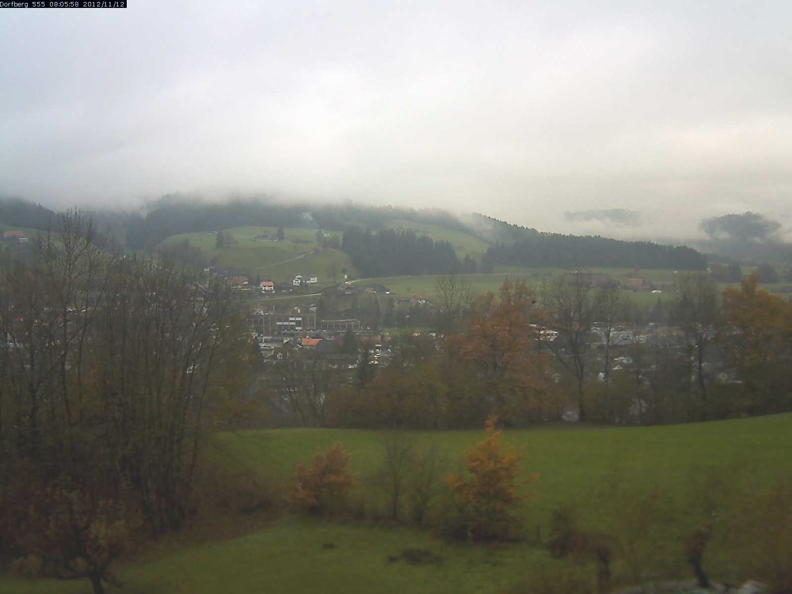 Webcam-Bild: Aussicht vom Dorfberg in Langnau 20121112-080600