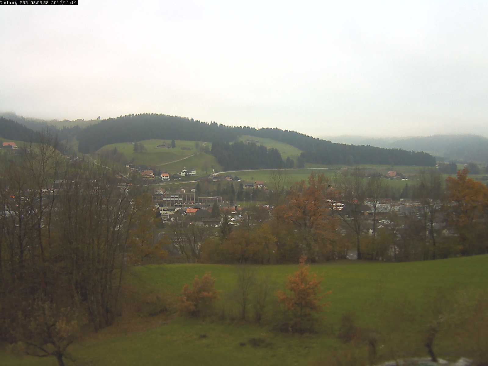 Webcam-Bild: Aussicht vom Dorfberg in Langnau 20121114-080600