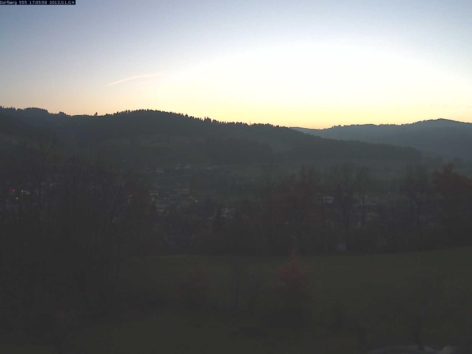 Webcam-Bild: Aussicht vom Dorfberg in Langnau 20121114-170600